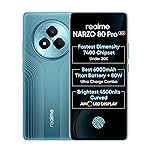 realme NARZO 80 Pro 5G (Racing Green,8GB+256GB) | Segment’s 1st MediaTek Dimensity 7400 Chipset | 6000mAh Titan Battery + 80W Ultra Charge | 4500nits HyperGlow Esports Display | IP69 Waterproof