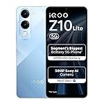iQOO Z10 Lite 5G (Titanium Blue, 4GB RAM, 64GB Storage) | 6000 mAh Battery | Dimensity 6300 5G Processor with 433K+* AnTuTu Score | IP64 Rated & Military Grade Shock-Resistance*