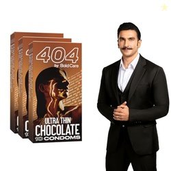 Bold Care 404 Super Ultra Thin Chocolate Flavored Condoms For Men - (P