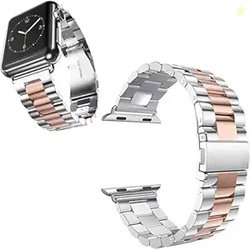 CRYSENDO Stainless Strap Compatible with APL i-Watch Series SE/8/7/6 |