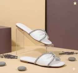 PZ MIR Women Flats Sandal(White , 6)