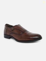 Louis Philippe Men Round Toe Leather Formal Monks