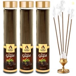 The Aroma Factory Organic Pure Gugal Agarbatti for Pooja, No Charcoal