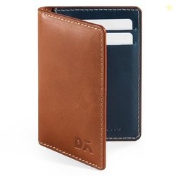 DailyObjects Cider Brown Log Bi-Fold Leather Wallet for Men