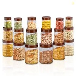 Steelo 18 pcs PET Container Set - 300ml x 6, 600ml x 6, 1200ml x 6 (So