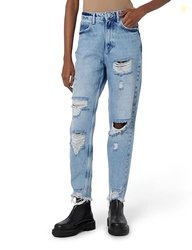 SF Jeans by Pantaloons Women's Mom Fit Jeans Ice