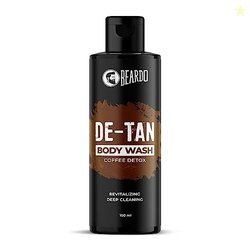 Beardo De-Tan Body Wash for Men, 100ml | Tan Removal and Caffeine Body