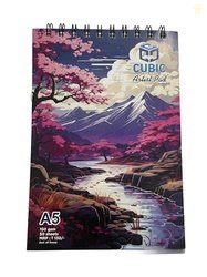 Cubic Artistic A5 Drawing Pad  50 Sheets | 150 GSM Premium Textured Pa