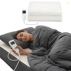 Lifelong Electric Under Blanket for Single Bed (180 x 92 cm) | Soft Fl