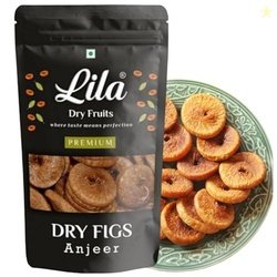 LILA DRY FRUITS Natural Dried Anjeer 200 Gms Pouch Pack | Dry Fig for