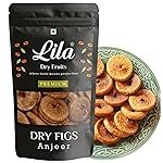 LILA DRY FRUITS Natural Dried Anjeer 200 Gms Pouch Pack | Dry Fig for Healthy Snacking, Dieting & Breakfast | Rich Source of Fibre Calcium And Iron | High In Minerals | Perfect for Giftings