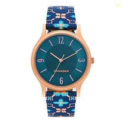 TEAL BY CHUMBAK Round Dial Analog Hand Watch for Women, Gifts for Wome