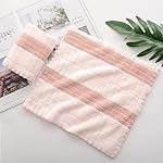 Cortina Eco-Friendly Microfiber Face Towel | Ultra Soft, Absorbent, Quick Dry Towels for Facewash, Gym, Sports, Travel | 25 x 25 Cm | Pack of 6 – Light Pink