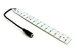 INVENTO 1Pcs 12V 15W 2835 LED Strip White Color 42 SMD LED Plate 200x25x2.5mm with 5.5mm DC Jack High Power Ultra Bright