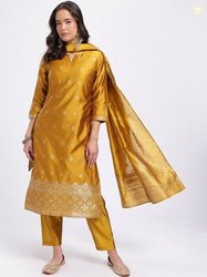 Anouk Women Ethnic Motifs Regular Kurta with Trousers & With Dupatta