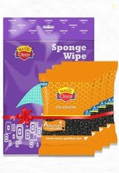 Magic Cleen Sponge Wipe (5pcs) and Wool Scrubber (4pcs) Combo Pack
