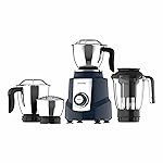 Butterfly Magneto Mixer Grinder with 4 Jars | 1000W TorX23 Motor | Contra Curv Jar & Blade Design | Specially Annealed Jars| Ink Blue