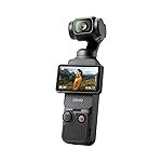 DJI Osmo Pocket 3, Vlogging Camera with 1” CMOS & 4K/120fps Video, 3-Axis Stabilization, Fast Focusing, Face/Object Tracking, 2″ Rotatable Touchscreen, Small Video Camera for Photography, YouTube