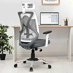 Da URBAN Merlion Office Chair,High Back Mesh Ergonomic Home Office Des