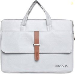 Probus 13.3 Inch Flap Canvas Laptop Sleeve - Grey Laptop Sleeve/Cover(