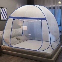 Privine SmartBuy Mosquito Net, Polyester Foldable King Size BedDouble