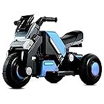 Kidsmate Hyrider 6V Electric Kids Bike with Rechargeable 6.5 Ah Battery Inbuilt Imported Motor Drive | Music Player, Front LED Light & Foot Accelerator Pedal Bike for Ages 1-4 Years