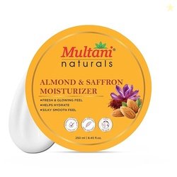 Multani Naturals Almond & Saffron Moisturizer | Dermatologically Teste