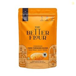 The Better Flour Khapli Wheat Flour 1kg  Organic Emmer Wheat, High Die