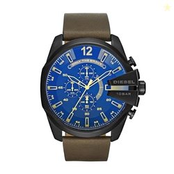 Diesel Mega Chief Analog Black Dial Men's Watch-DZ4401