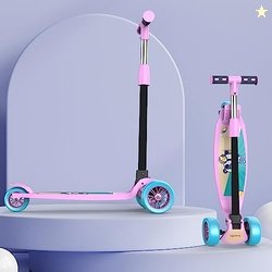 Lifelong LLKS03 Foldable Kick Skating Cycle| Skate Scooter for Kids(Ma