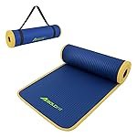 Boldfit Yoga Mat for Women Men & Kids NBR with Carrying Strap 10mm Thick YogaMat for Men Exercise Mat for Home Workout & Gym Anti Slip Anti Skid Workout 10 Mm Extra Thick YogaMat