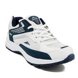 Asian Shoes Men's Mesh Running Shoes (FUTURE-01cWHTNBL-$8__White & Nev