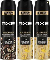 AXE Gold and Dark Temptation Deodorant Spray - For Men(645 ml, Pack of