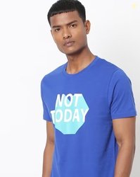 Produkt By Jack & Jones Typographic Print Crew-Neck T-shirt