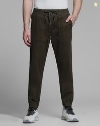 Jack & Jones Relaxed Fit Flat-Front Jogger Pants