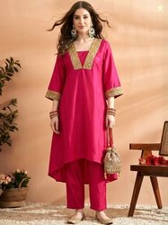 Anouk Mirage Women Ethnic Motifs Embroidered Regular Kurta with Trouse