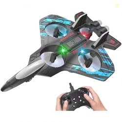 Dholaji Remote Control Star Fighter Plane with Controller, LED Lights,
