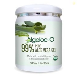 Salvia ALGELOE - 99% Pure Organic Aloe Vera Gel - Skin & Hair Care - S