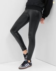 GAP Women Faux Leather Ponte Leggings