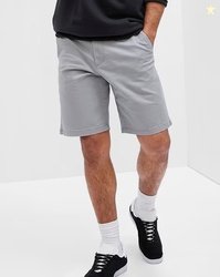 GAP Mid-Rise Flat-Front City Shorts