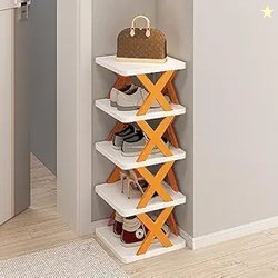 wolpin 5 Shelves Shoe Rack & Stand | Storage Multi-Layer Space Saver |