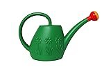 BENAVJI Watering Can Plastic Green Water Can with Sprayer for Plants Garden Indoor Outdoor Watering Shower Can Sprinkler for Plants Watering Hand Bottles for Garden Water Spray Can (Green, 2 Liters)
