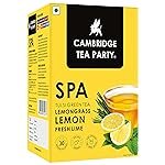 Cambridge Tea Party Spa 30 Tea Bags, Lemon Lime Lemongrass Tulsi Green Tea, 75 Grams