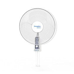 Crompton High Flo Waveplus wall mount fan-KD white