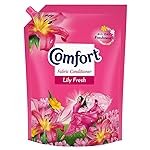 Comfort Lily Fresh Fabric Conditioner 2 L Refill Pack|| After Wash Liquid Fabric Softener – For Softness|| Shine & Long Lasting Freshness