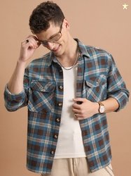 HIGHLANDER Highlander Men Oversized Double Flap Pocket Overshirt