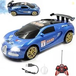 Zivvy Big Remote Control Car Blue | 2.4G Rechargeable Car with 150m Ra
