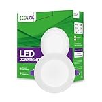 EcoLink 7W Concealed JB Ceiling Light|Round Ceiling LED Downlighter for Home & Hall|Cut Out: 3 inch, Color: Cool Day Light, Pack of 1