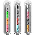 Sounce Spiral Charger 12 Pcs Cable Protector Data Cable Saver Charging Cord Protective Cable Cover Headphone MacBook Laptop Earphone Cell Phone Set of 3