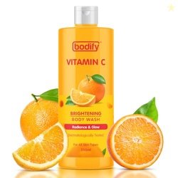 Bodify Vitamin C Brightening Body Wash, 250 Ml | Radiance & Glow | Par